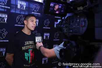 Jaime Munguia battles Maciej Sulecki on June 19th in El Paso, Texas on Dazn