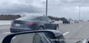 Tesla Model S Refresh Spotted on Highway 400 in Toronto [VIDEO] - iPhone in Canada