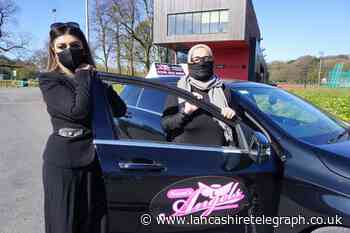 Driving  instructor Sam delighted to be back on the road with learners