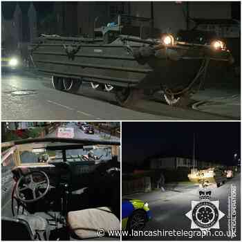 Police spot unusual vehicle cruising through Blackburn