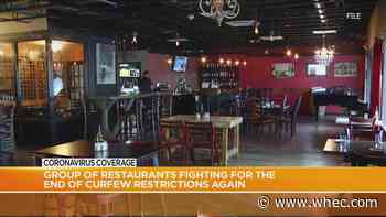 Some local restaurants suing state over curfews await court decision