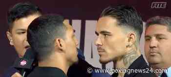 Teofimo Lopez loses his cool with George Kambosos Jr at kickoff press conference