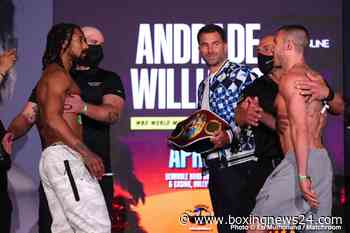 Demetrius Andrade 159.8 vs. Liam Williams 160 – weigh-in results