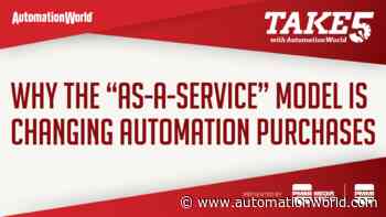 Product-as-a-Service Growth in Automation Technology — Take Five Video - Automation World