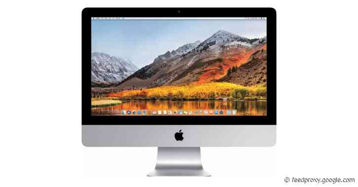 Select 21.5-inch iMac models back-ordered amid chip shortages, rumors of a refresh