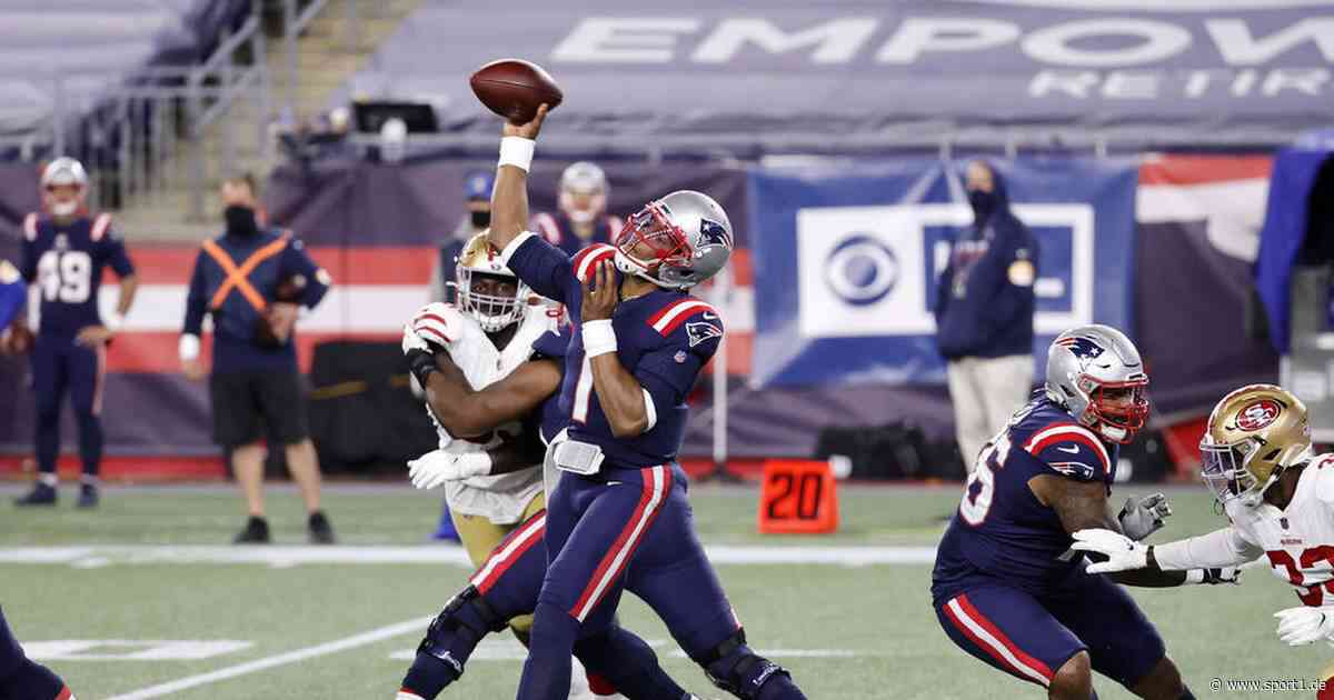 NFL: New England Patriots erleben Debakel gegen 49ers - Cam Newton desolat - SPORT1