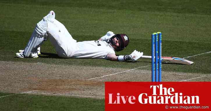 Pope hits 245 for Surrey: county cricket – as it happened