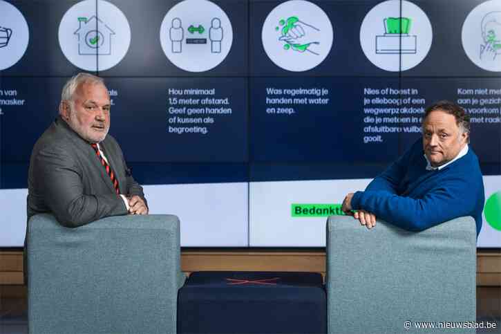 Jean-Marie Dedecker en Marc Van Ranst: “Moh vent toh, straks gaan we hier arm in arm naar buiten” - Het Nieuwsblad