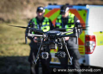 East Renfrewshire cops use drone to fight anti-social behaviour - Barrhead News