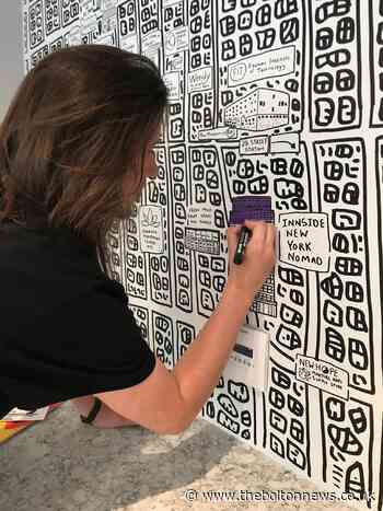 Artist Dave Draws creates doodle map of Bolton
