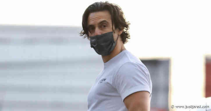 Milo Ventimiglia Shows Off His Muscles Wearing a Tight T-Shirt to the Gym