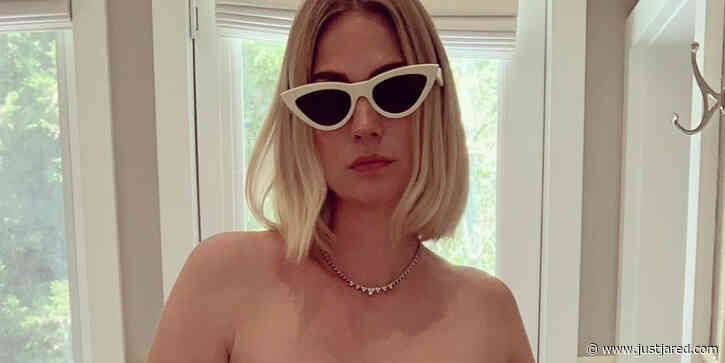 January Jones Poses Topless In Super Sexy Snap!