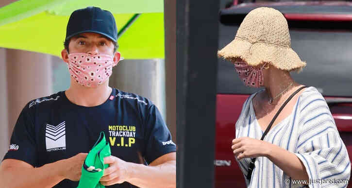 Orlando Bloom & Katy Perry Run Errands Together in Montecito