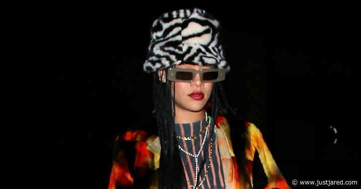 Rihanna Wears a Very Bold Outfit for Dinner in Santa Monica!