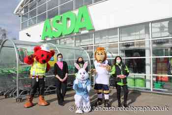 Egg-citing superstore donation to charity