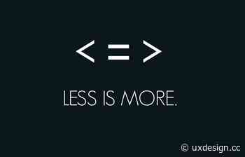 To add is expected, to subtract is design