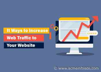 11 Ways to Increase Web Traffic to Your Website