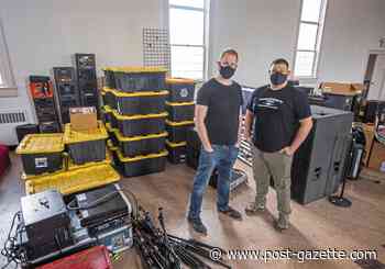 Rex Theater manager, staff donate leftover equipment to Steve Hofstetter and Steel City AF