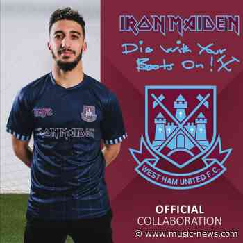 Iron Maiden and West Ham United launch new 'Away Shirt' and training range