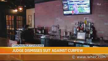 NY judge dismisses curfew challenge from local restaurant owners