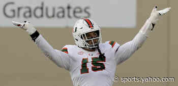 2021 NFL draft: Miami's Jaelan Phillips looks like a 1st-round star, but character, medical issues could cause slide - Yahoo Sports