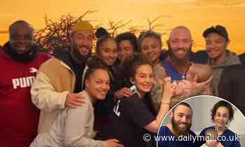 Ashley Cain hugs daughter Azaylia surrounded by family in new photo shared by Safiyya Vorajee