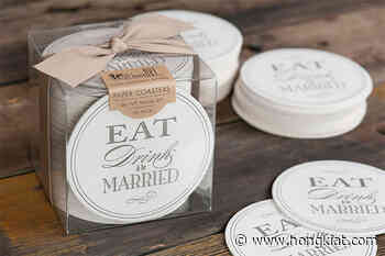 20 Lovely Wedding Coaster Designs For Your Inspiration