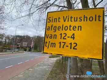 Verkeersader Sint Vitusholt acht maanden lang dicht voor werkzaamheden - OldambtNu.nl