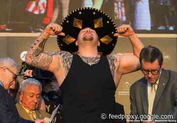 Andy Ruiz weighing 257-lbs for Chris Arreola fight