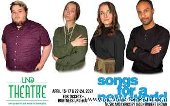 UND theatre arts department presents 'Songs for a New World' for in-home viewing this weekend and April 22-24 - Grand Forks Herald