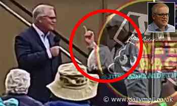 Scott Morrison is given the middle finger at Clare Garden Festival - Daily Mail