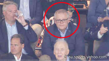 'Love to see it': Fans savage Scott Morrison after AFL appearance - Yahoo Sport Australia