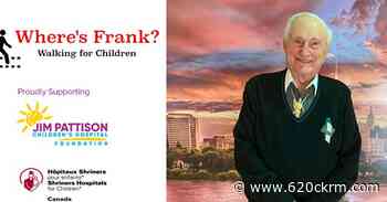 94-year-old Saskatoon man walking to Regina to support Children's Hospital - 620 CKRM.com