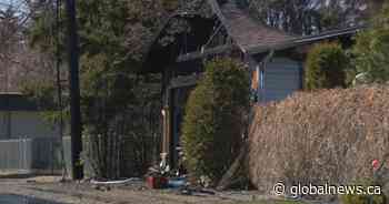 One man injured in Montgomery garage fire: Saskatoon fire department - Global News