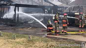 Saskatoon police, fire services investigate blaze on Avenue L - CTV News