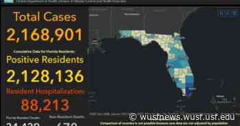 Florida Adds More Than 6800 New Coronavirus Cases Sunday - WUSF News