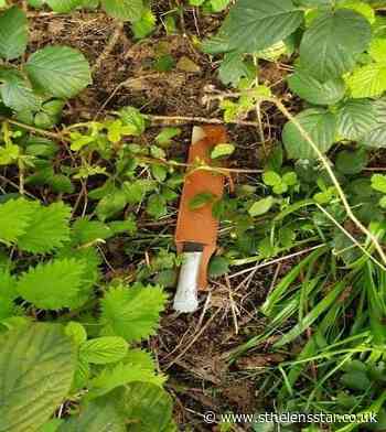 Machete seized in Prescot park during police search - St Helens Star
