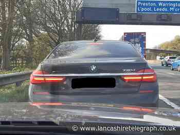 BMW driver caught on M6 travelling at ridiculous speeds of up to 140mph