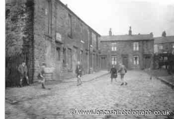Football on the cobbles was common for East Lancs youngsters