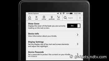 Amazon Kindle E-Readers Can Now Add Current Book as Lock Screen