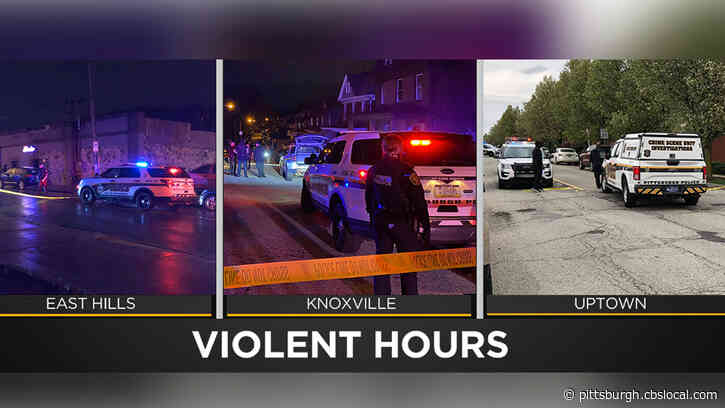 Pittsburgh Police Investigating Hill District, Knoxville, East Hills Shootings Within 12 Hours Of One Another