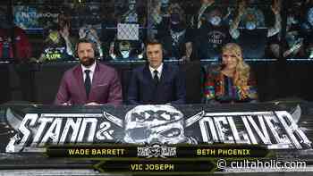 Vic Joseph Was "Spent" After WWE NXT TakeOver: Stand & Deliver - Cultaholic