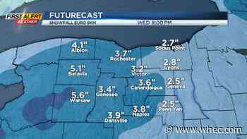 First Alert Weather: Yellow Alert for possible snow on Wednesday