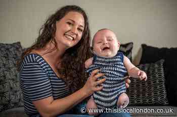 Harrow baby born with no legs and one arm shows amazing progress
