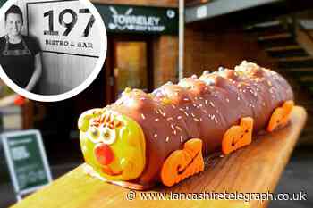 Free Cuthbert: Burnley restaurant makes Karen the Caterpillar cake