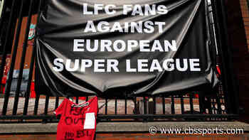 European Super League: Liverpool and Leeds fans protest breakaway plans ahead of Premier League clash