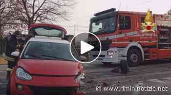 Incidente stradale a Santarcangelo di Romagna. Intevengono anche i Vigli del Fuoco - RiminiNotizie.net - rimininotizie.net