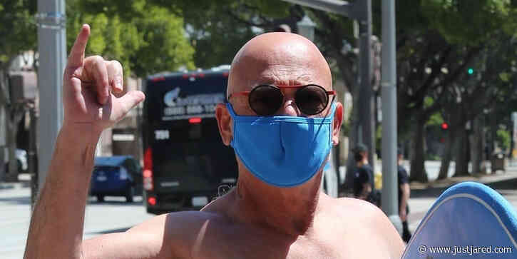 Howie Mandel Shows Up Shirtless To AGT Tapings