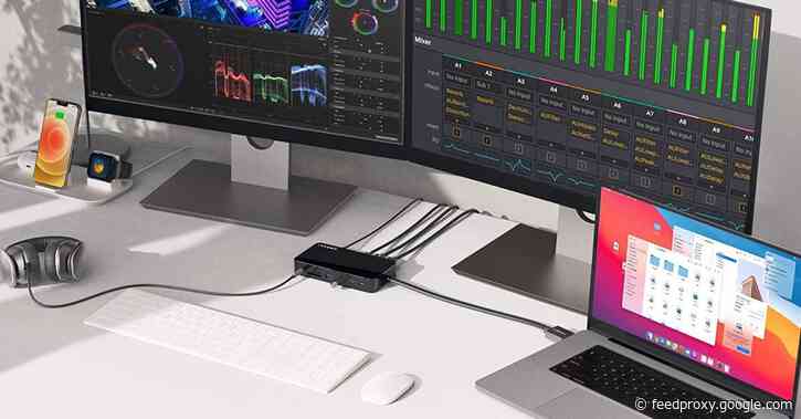iVANKY 12-in-2 MacBook Docking Station brings dual 4K HDMI, 18W PD USB-C at $109 (Reg. $150)
