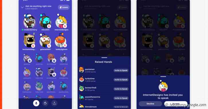 Reddit officially debuts its new ‘Talk’ live audio Clubhouse competitor